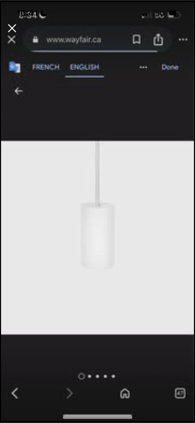 New Alumina Chalk Pendant Light