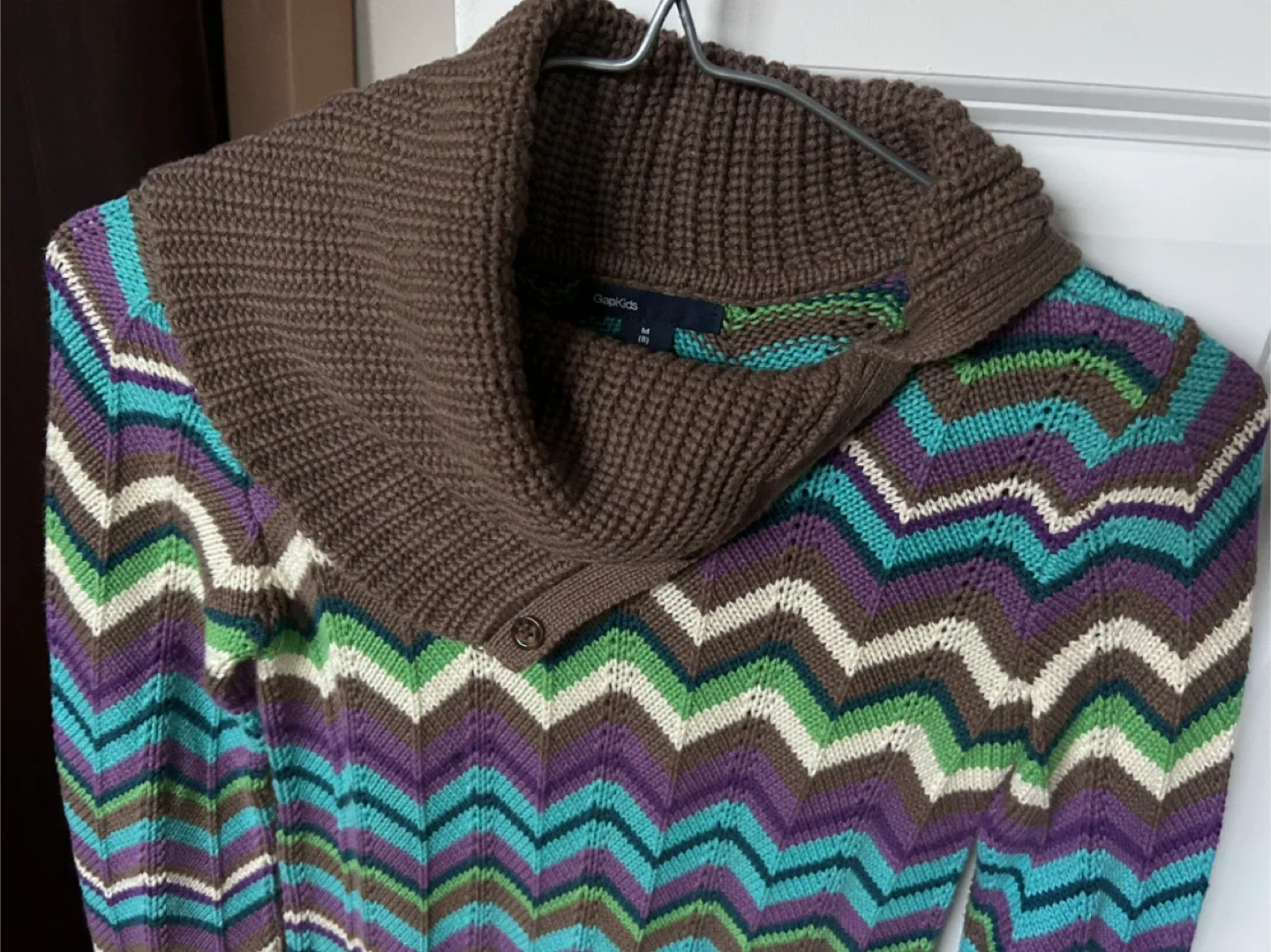Gap Kids Chevron Knit Sweater - Size M image indicator(2)