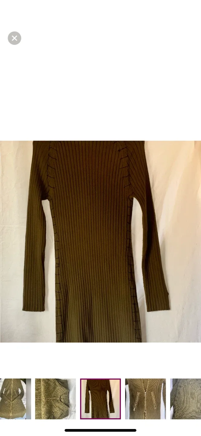 Vintage PARASUCO Long sweater coat image indicator(2)