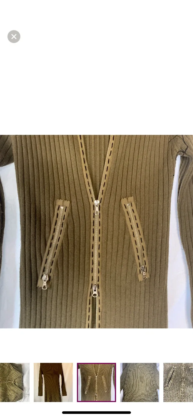 Vintage PARASUCO Long sweater coat image indicator(4)