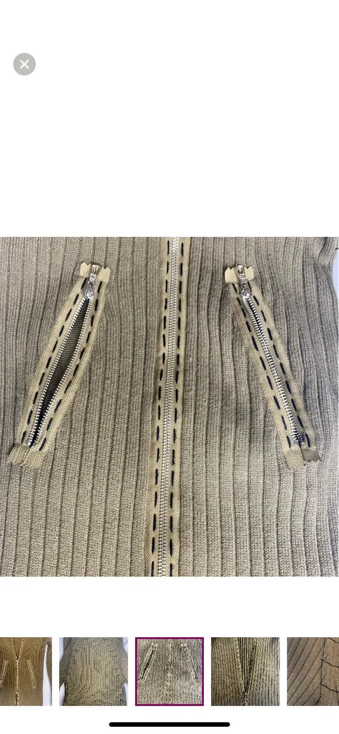 Vintage PARASUCO Long sweater coat image indicator(6)