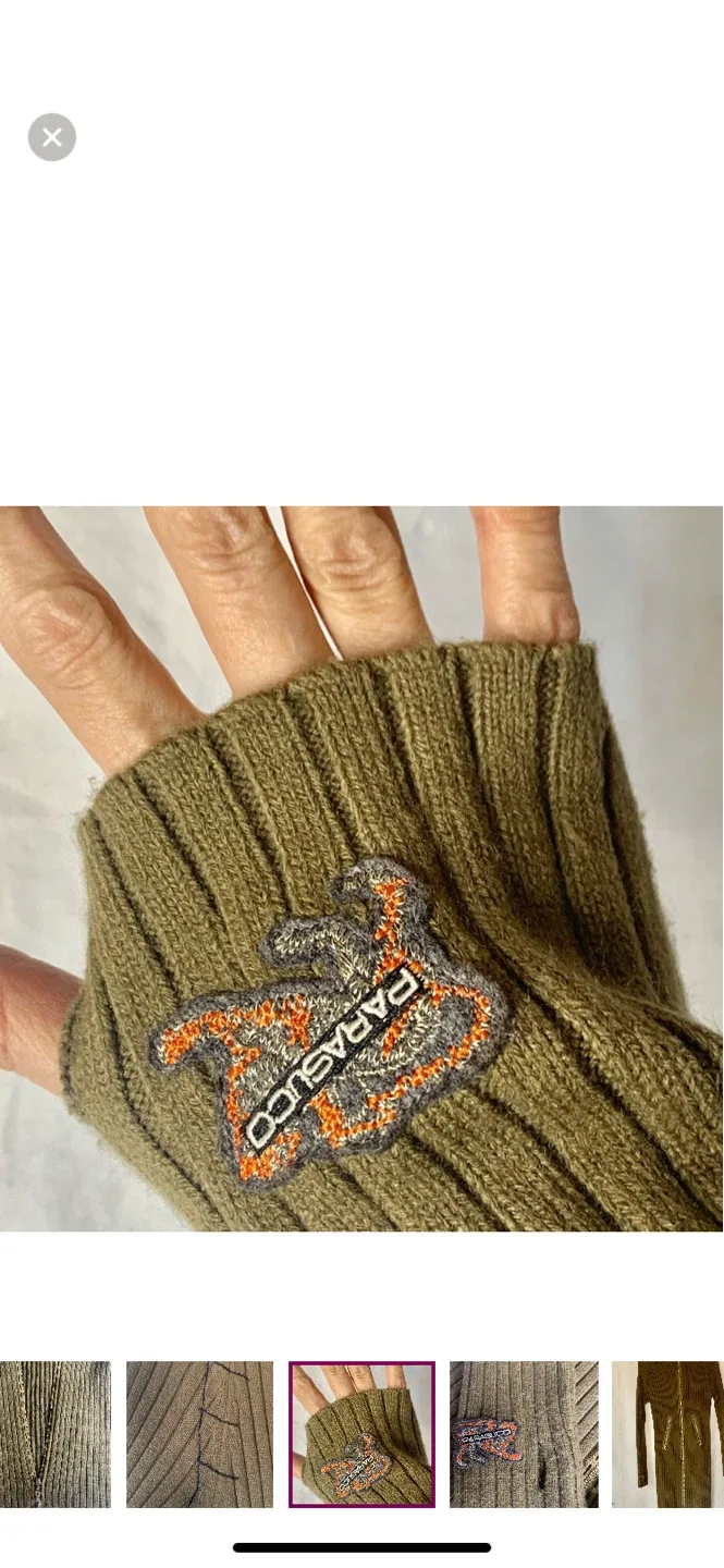 Vintage PARASUCO Long sweater coat image indicator(7)