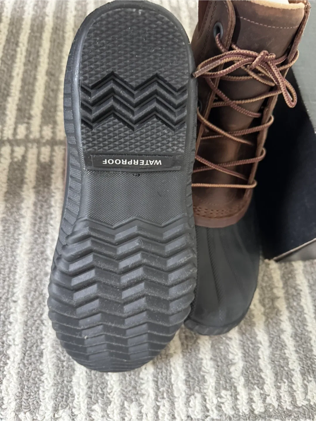 Sorel Cheyanne II Tobacco Black Boots - Men's Size 9 image indicator(3)