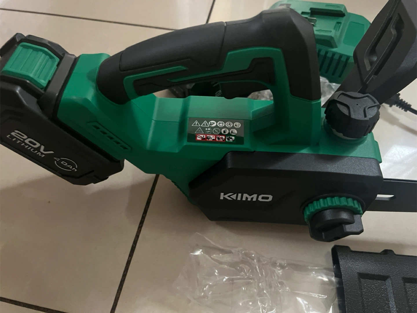 12in Cordless Mini Chainsaw - Green - photo 3