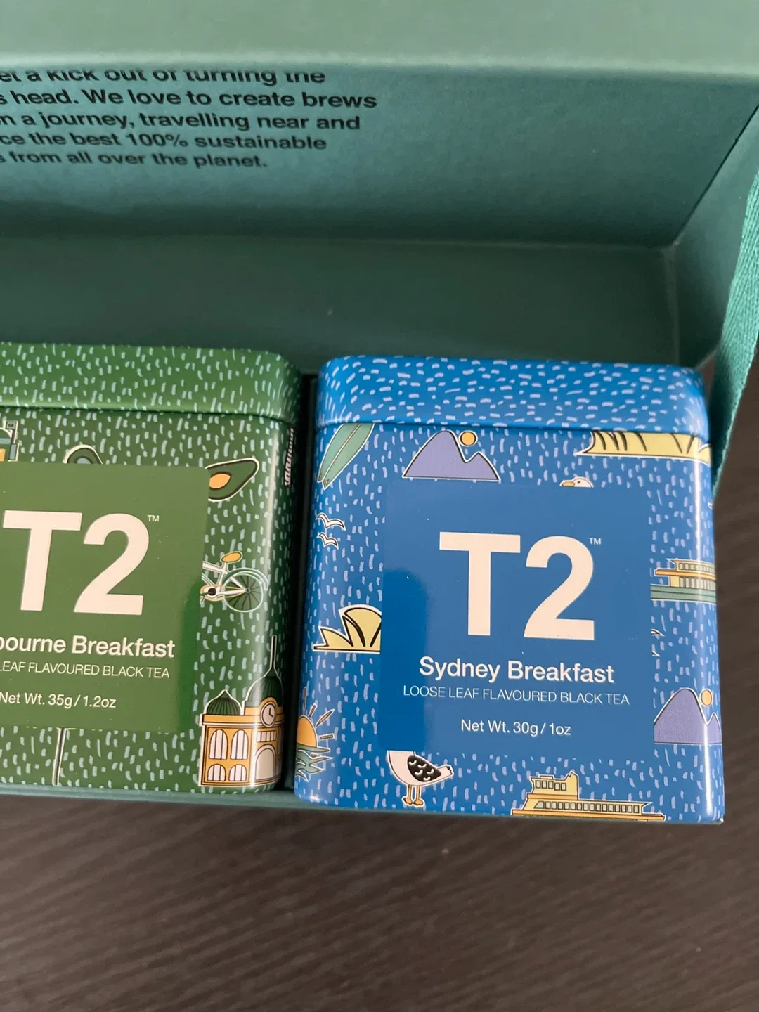 T2 Tea Gift Set: Melbourne, Sydney, Canberra Breakfast image indicator(2)