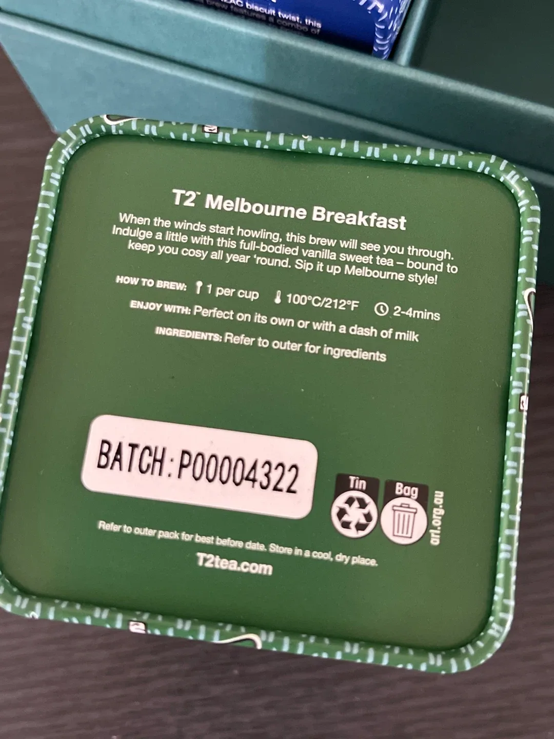 T2 Tea Gift Set: Melbourne, Sydney, Canberra Breakfast image indicator(8)