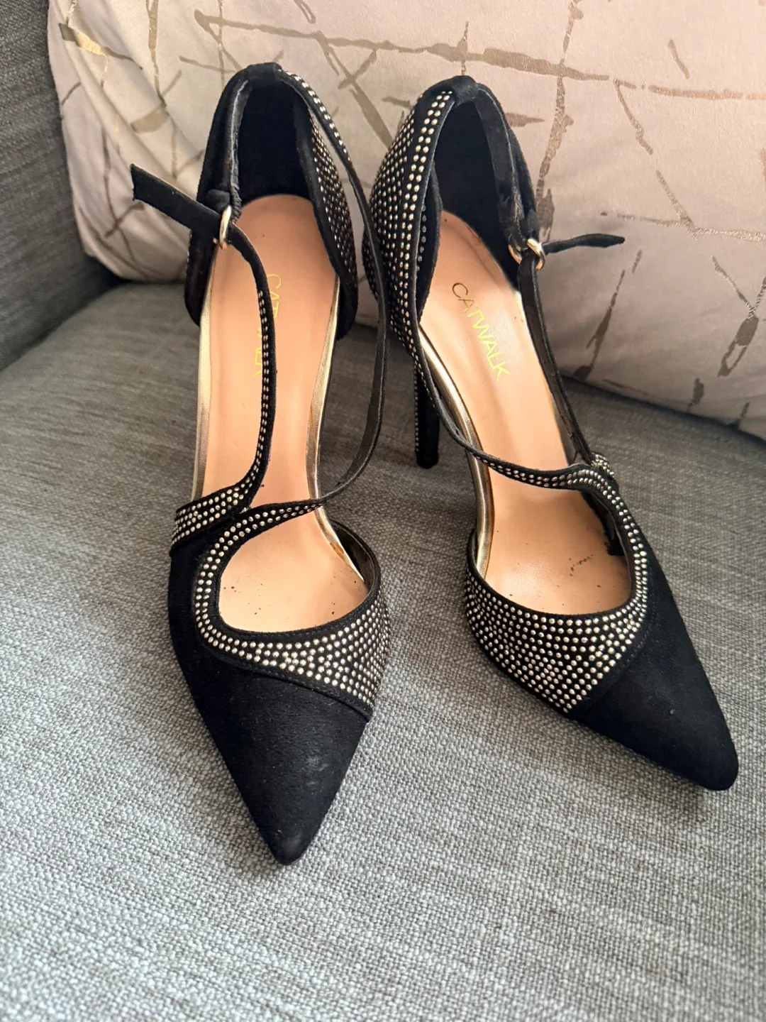 Catwalk Black Heels - Size 37 thumbnail