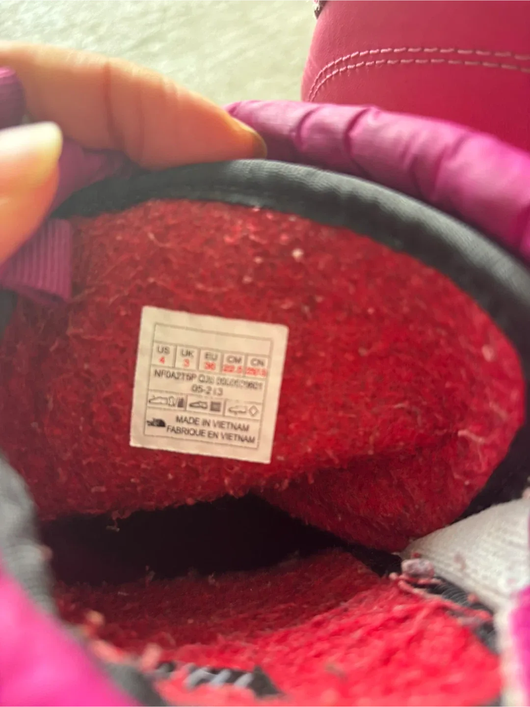 North Face Pink Toddler Snow Boots - Size 4 image indicator(2)