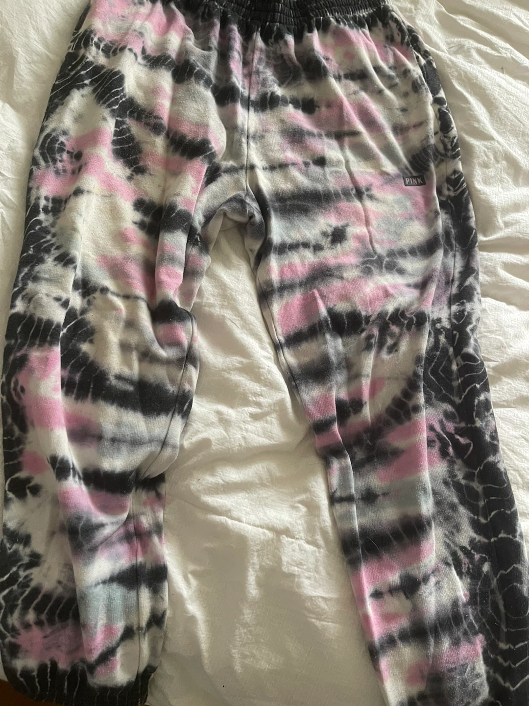 Pink Victoria's Secret Tie Dye Joggers - Size M - photo 2
