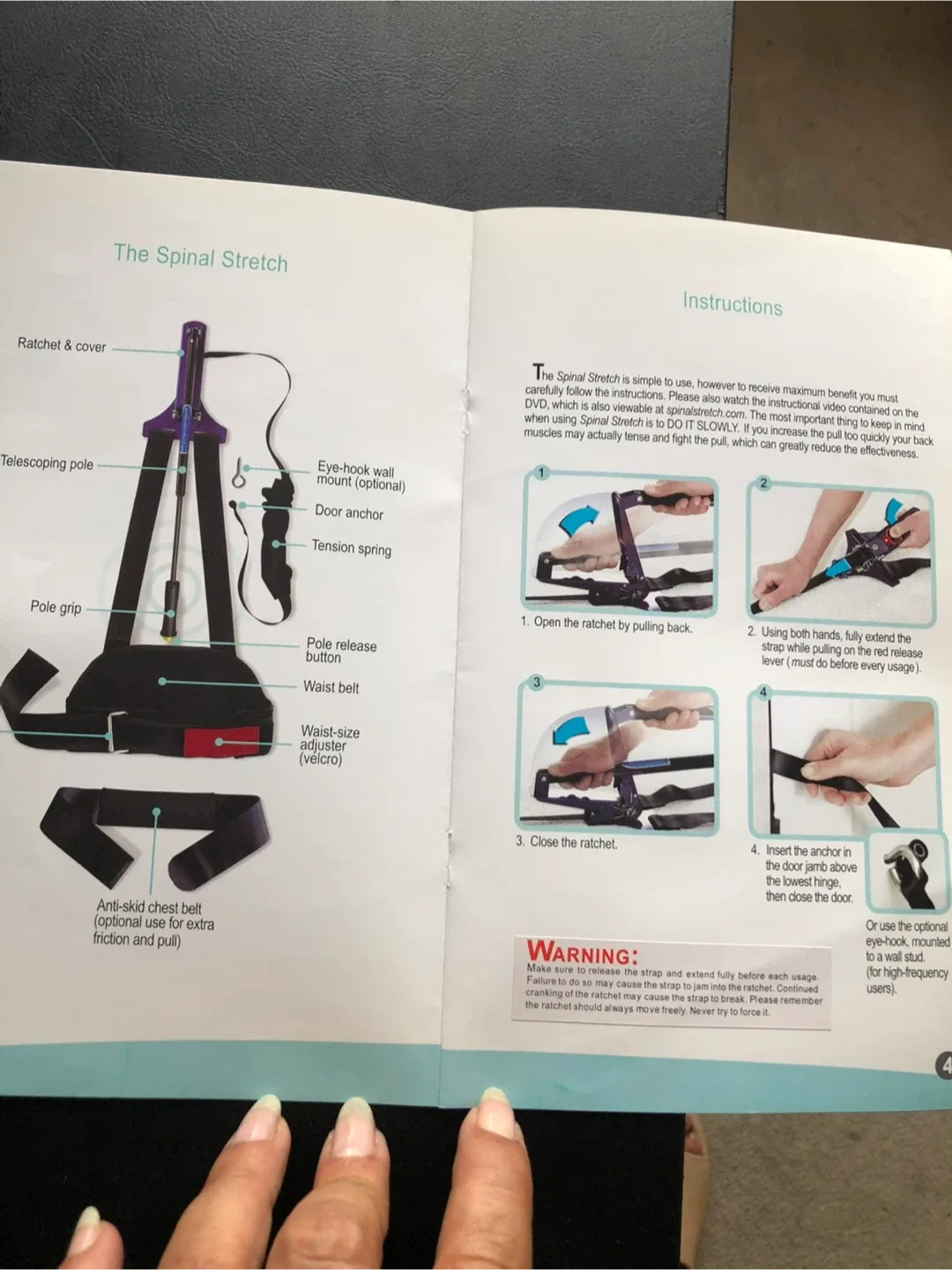 Spinal Stretch Portable Back Pain Relief System image indicator(2)