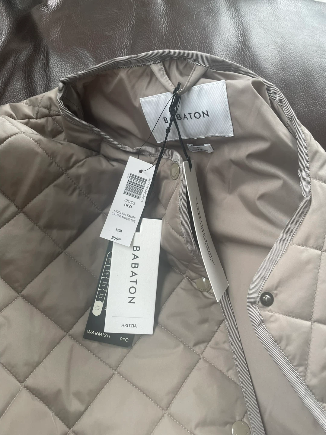 BRAND NEW Aritzia Babaton Quilted Jacket - Size M - photo 2