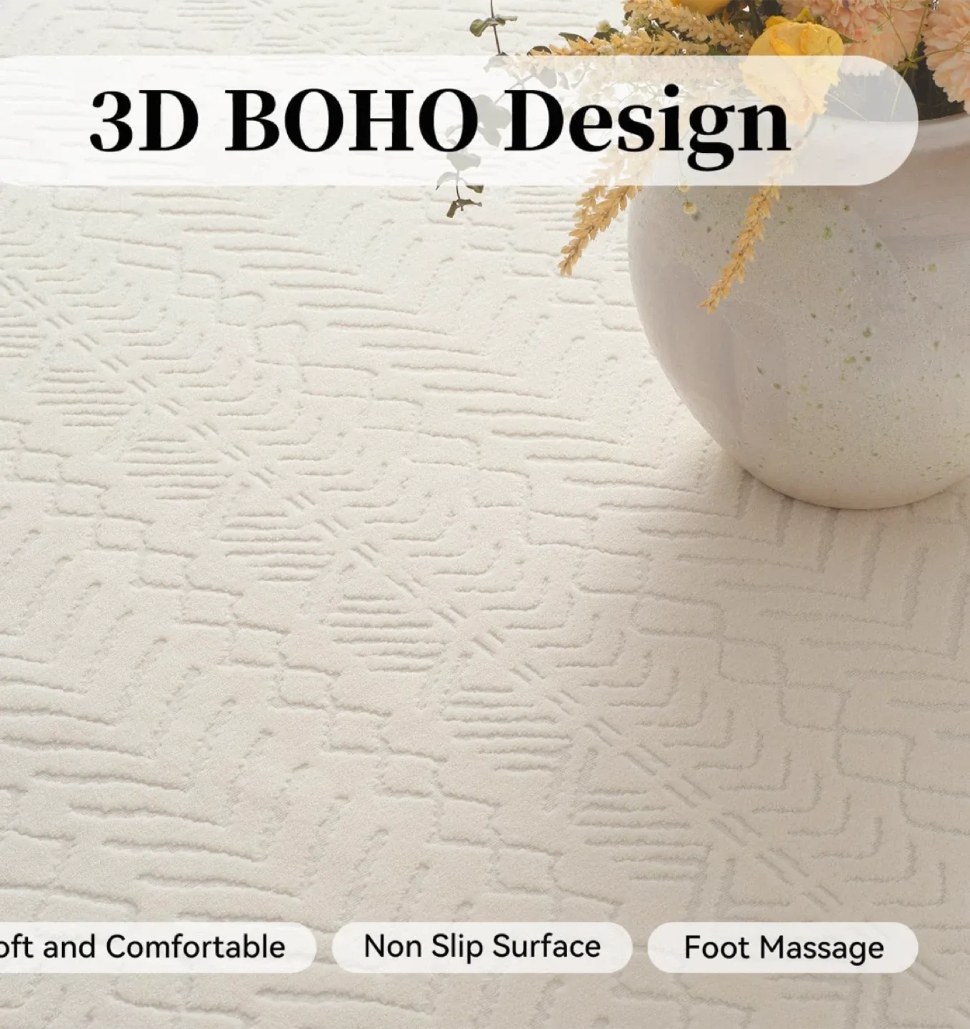 Boho Style Area Rug 6x4 ft image indicator(2)