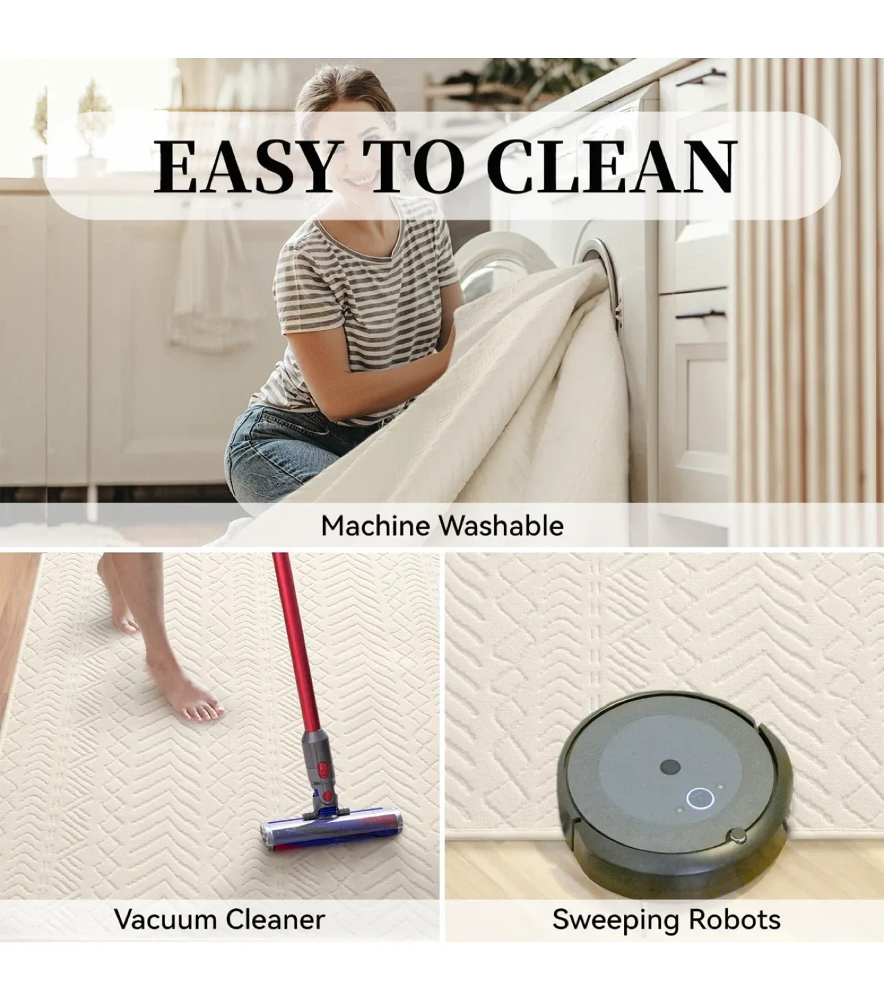 Boho Style Area Rug 6x4 ft image indicator(6)