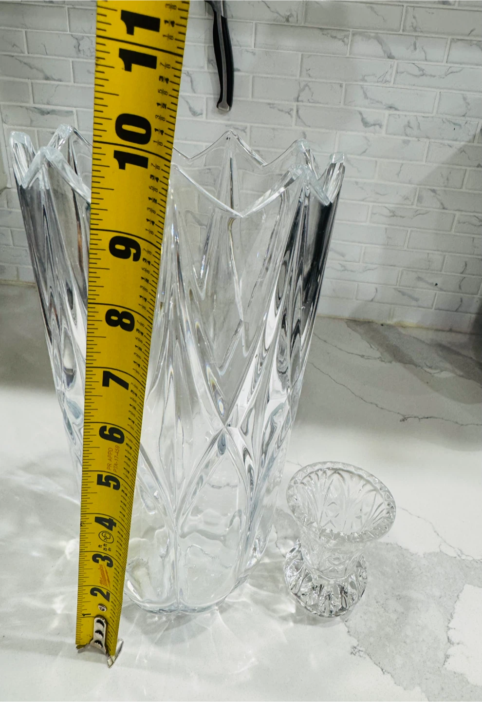 Crystal Vase Set - Large and Small - photo 4