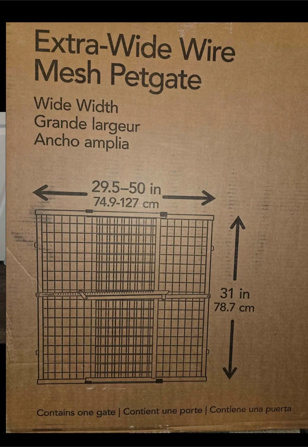 North States Extra Wide Wire Mesh Pet Gate image indicator(3)