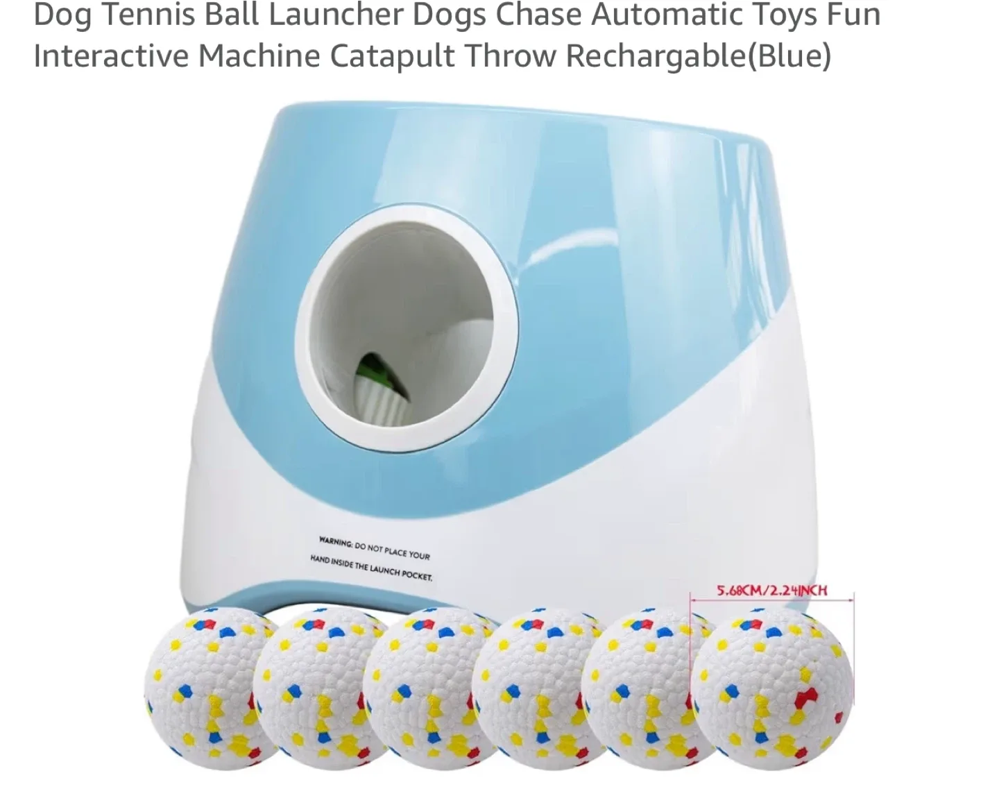 Automatic Dog Tennis Ball Launcher - Blue image indicator(2)