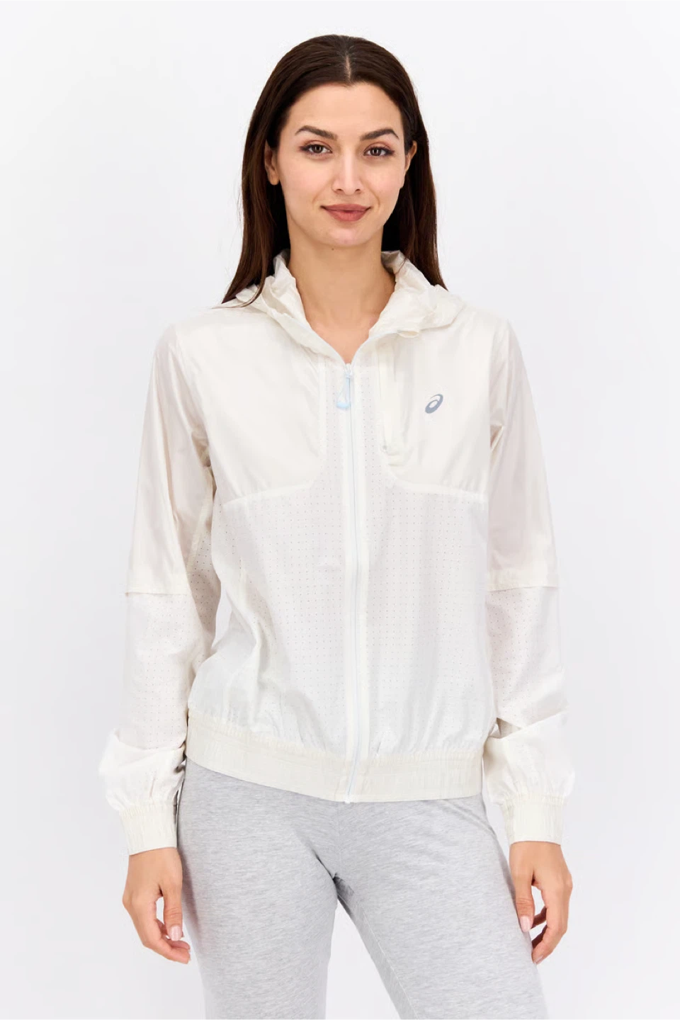 Asics Running Jacket - Cream