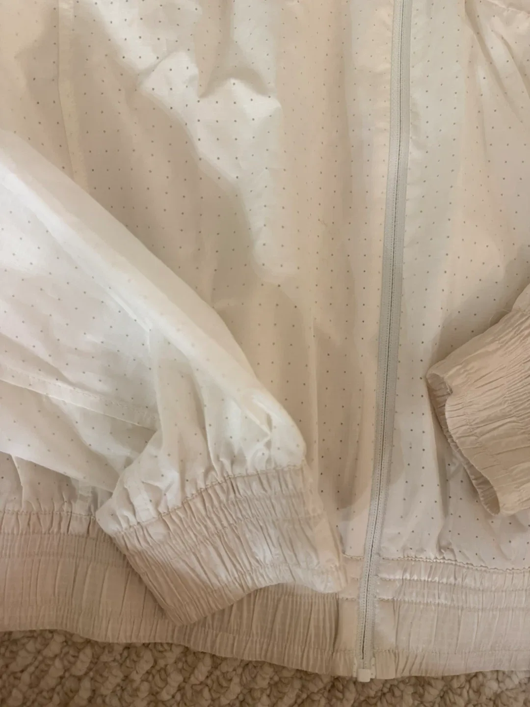 Asics Running Jacket - Cream image indicator(6)