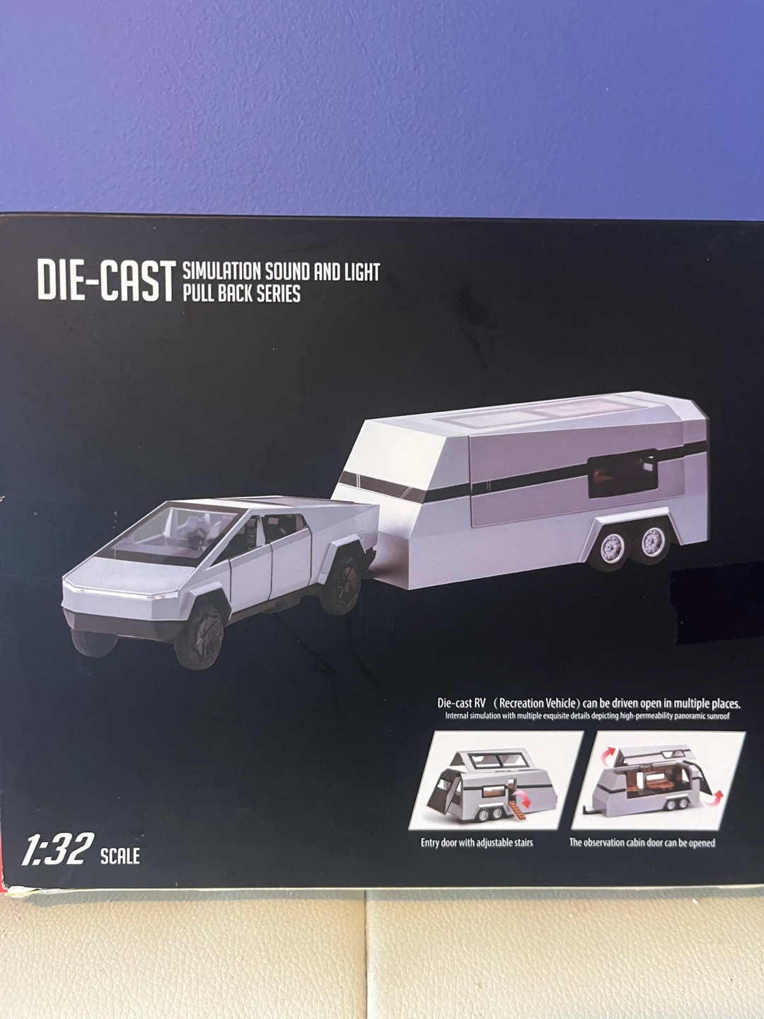GHE ZHI Die-Cast Simulation Sound and Light Pull Back Series - photo 2