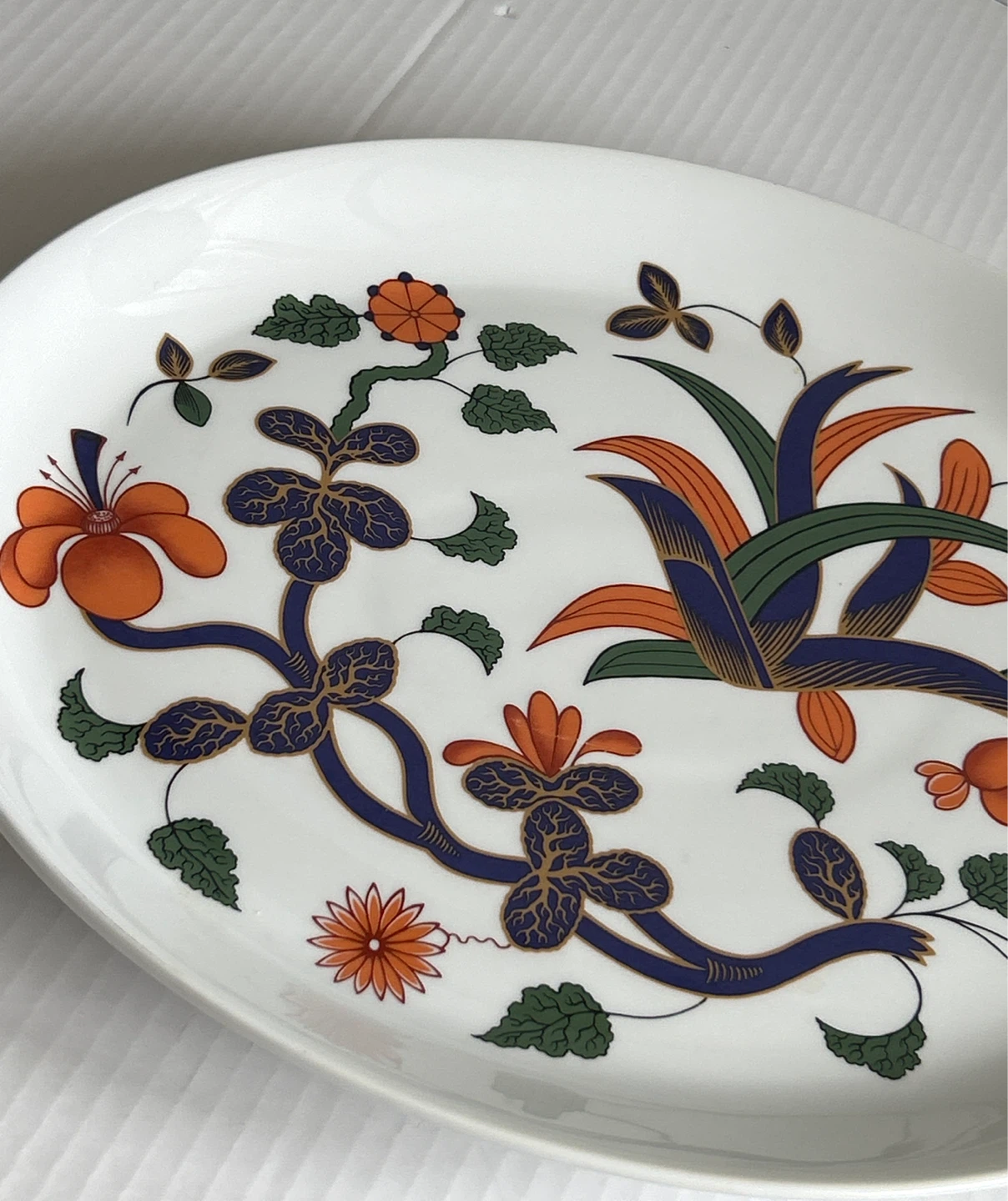 Vintage Royal Worcester Grainger Imari Fine Porcelain Platter - photo 2