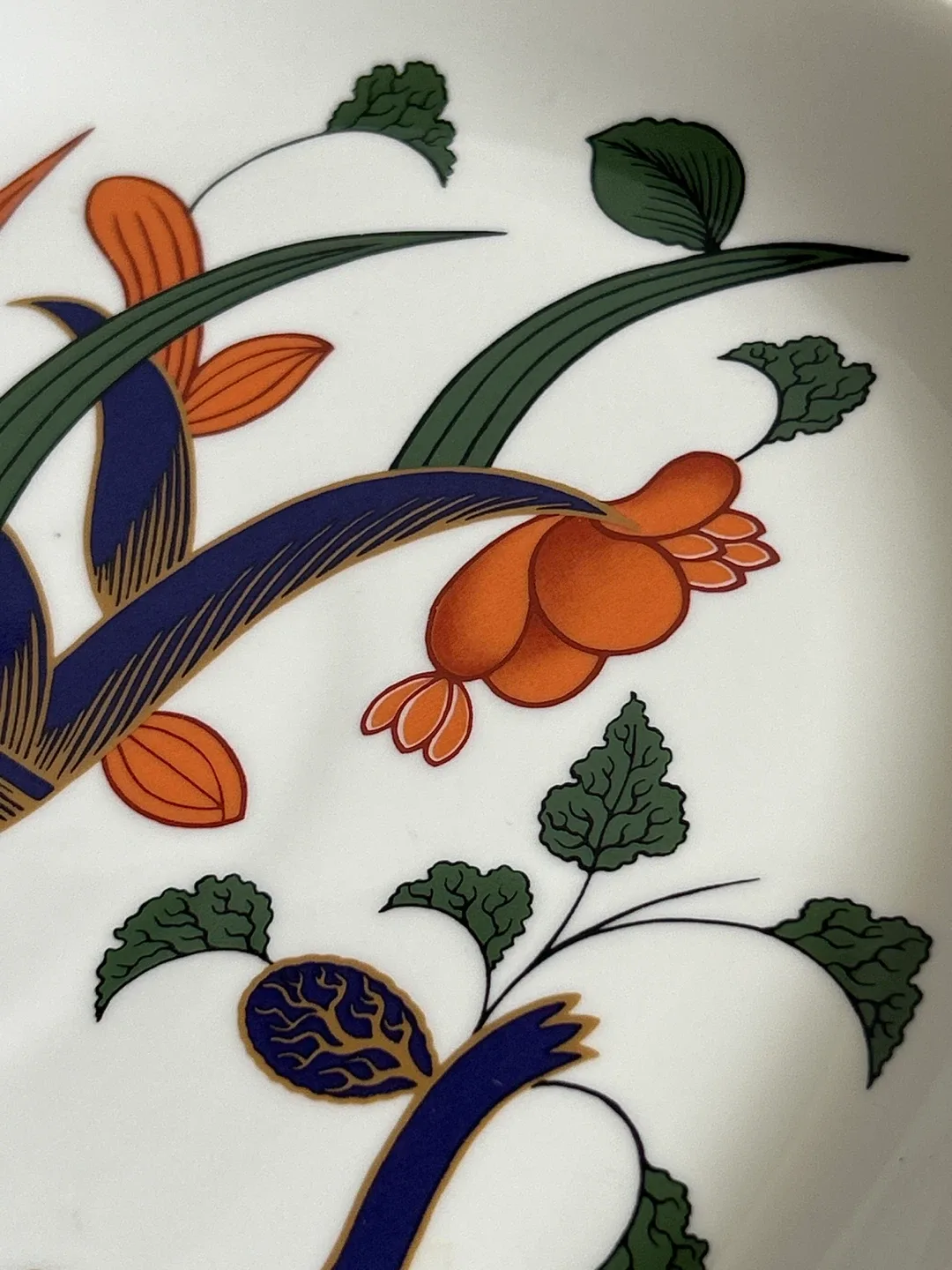 Vintage Royal Worcester Grainger Imari Fine Porcelain Platter image indicator(3)