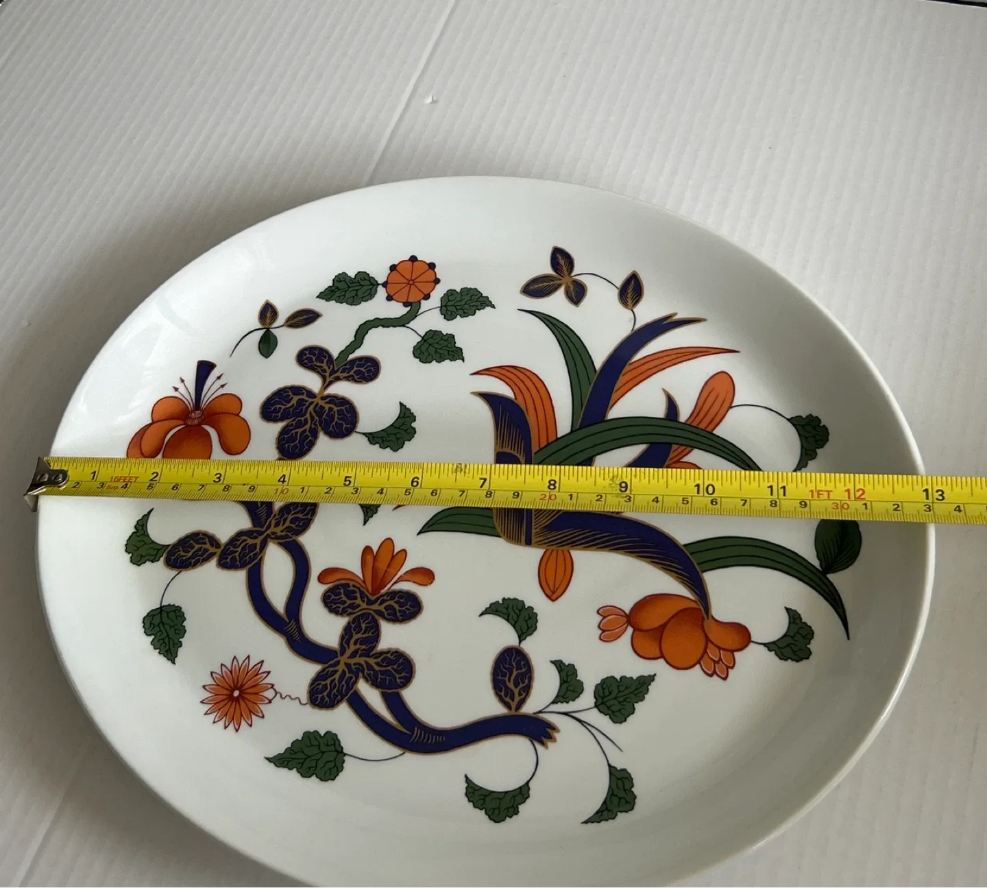 Vintage Royal Worcester Grainger Imari Fine Porcelain Platter image indicator(6)