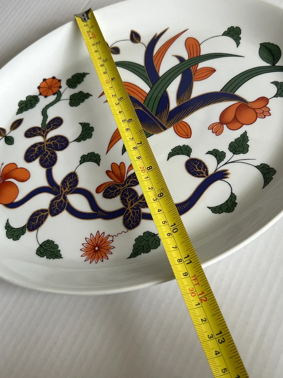 Vintage Royal Worcester Grainger Imari Fine Porcelain Platter image indicator(7)