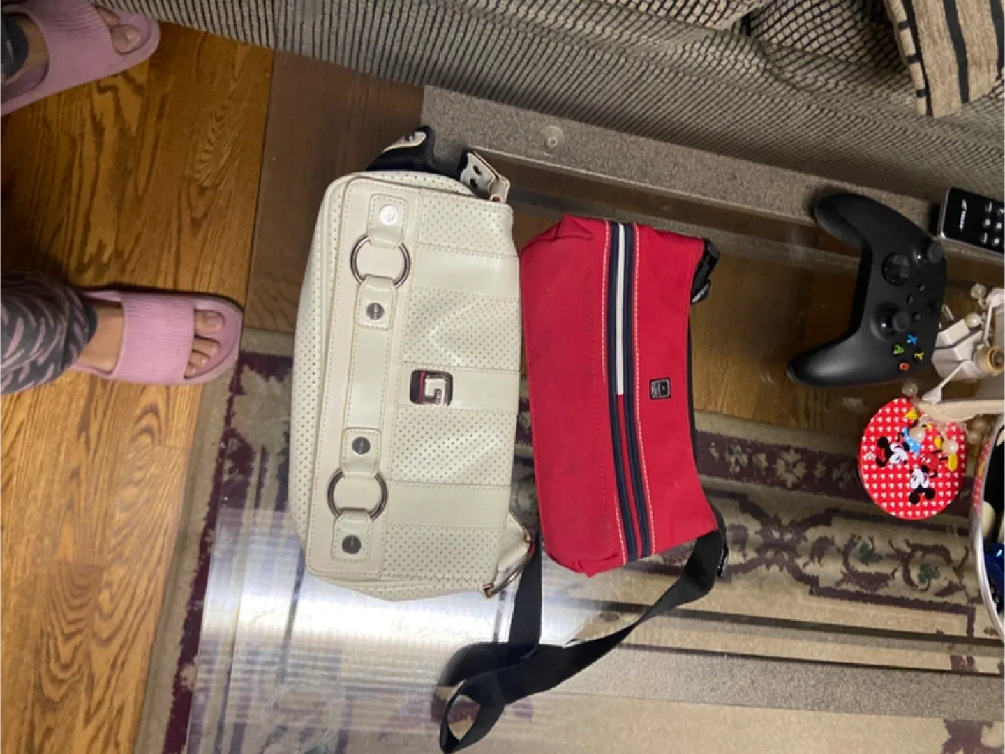 Guess Cream Shoulder Bag