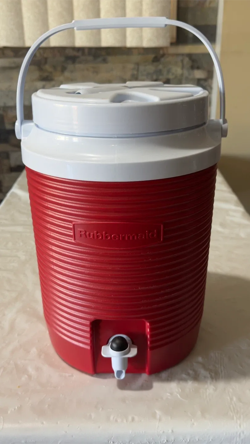 Rubbermaid Red Water Cooler thumbnail
