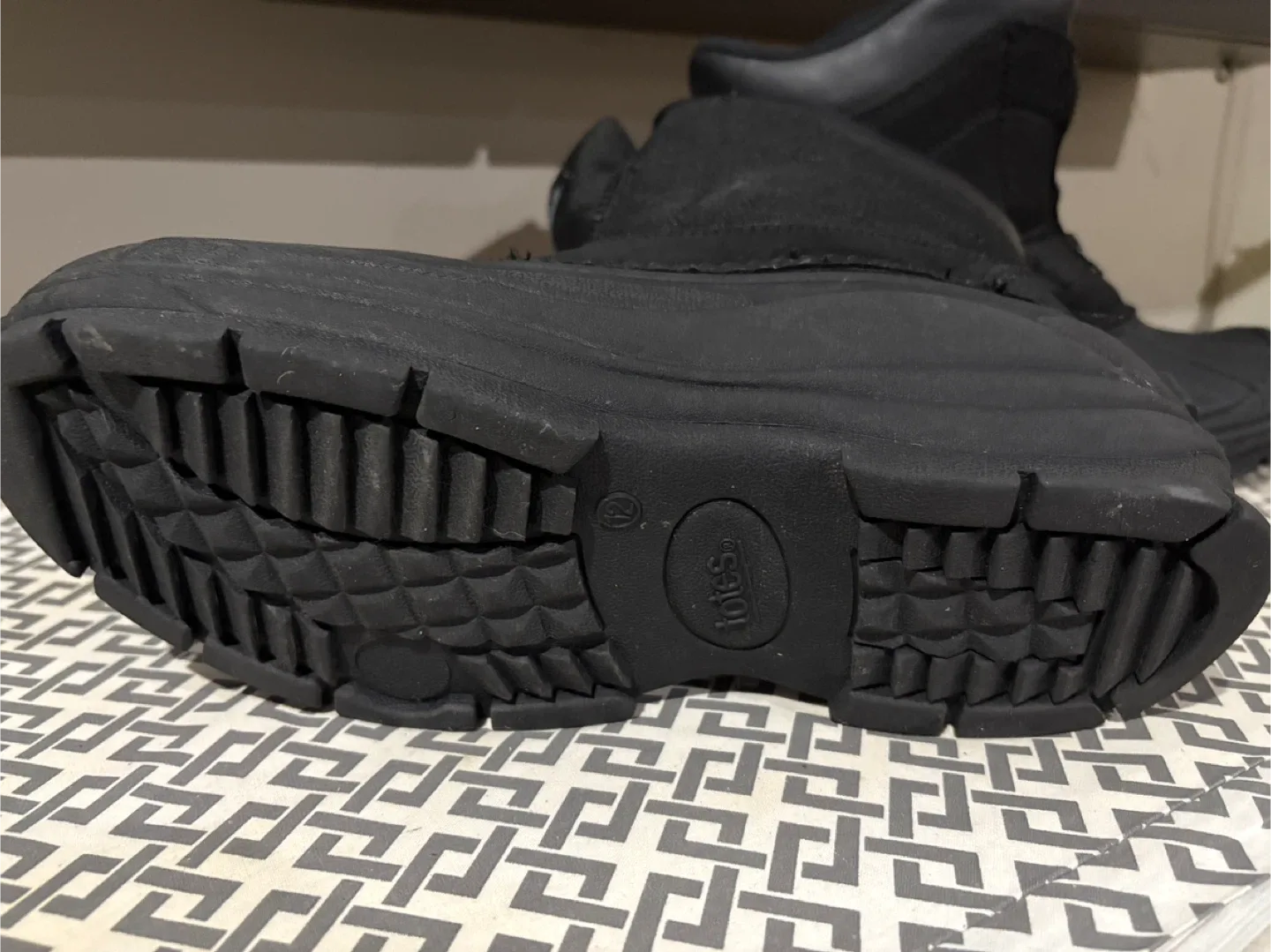 Totes Black Winter Boots for Men Size 10 image indicator(4)