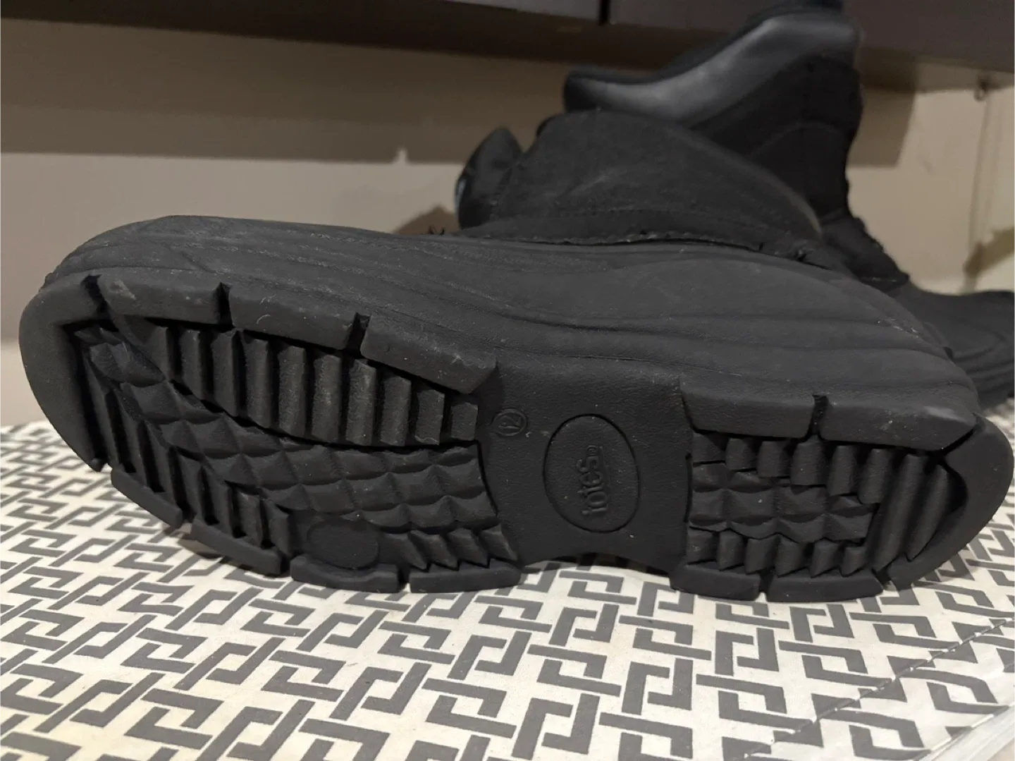 Totes Black Winter Boots for Men Size 10 image indicator(3)