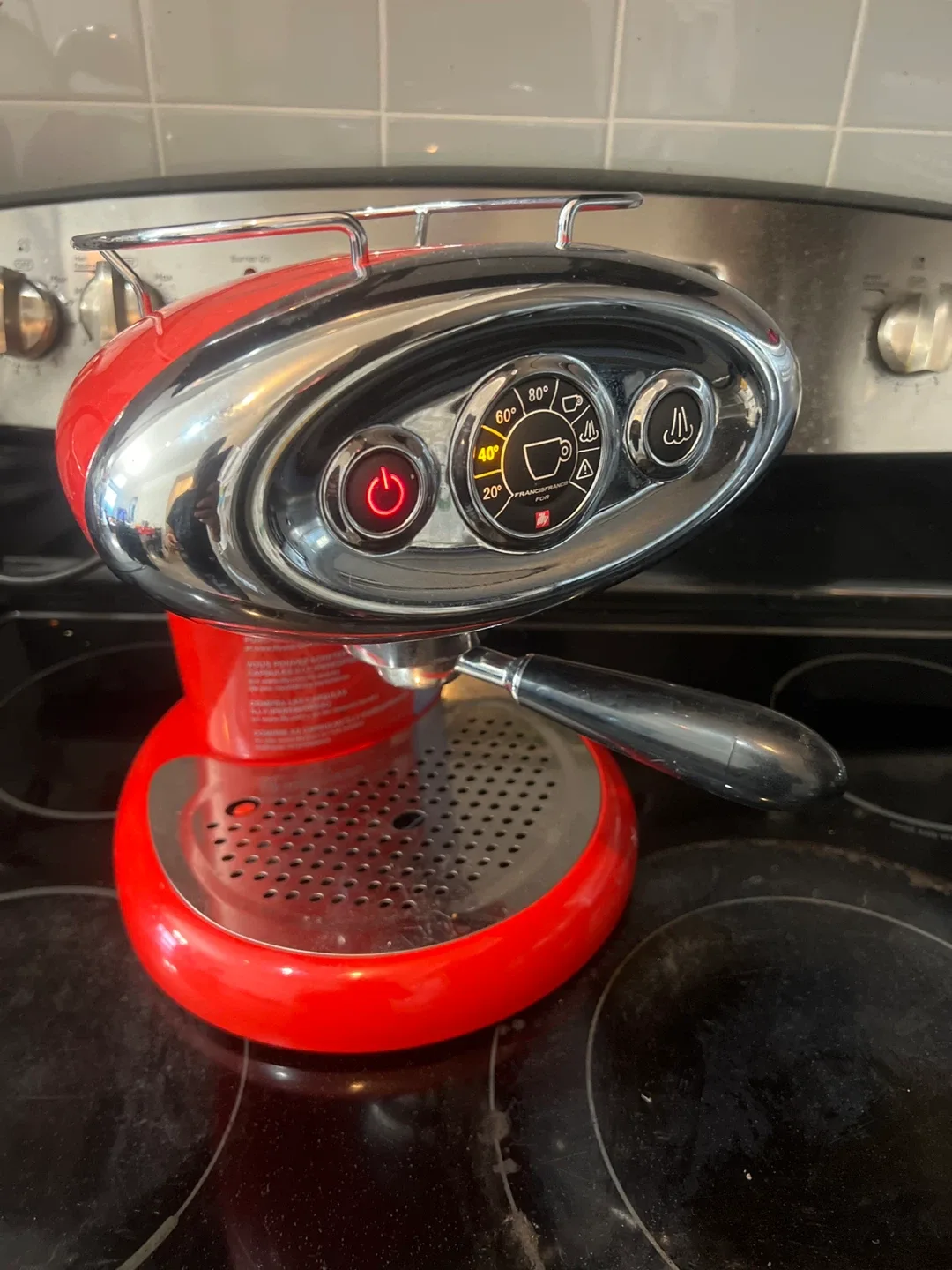 Illy Francis Francis! X1 Espresso Machine - Red image indicator(4)