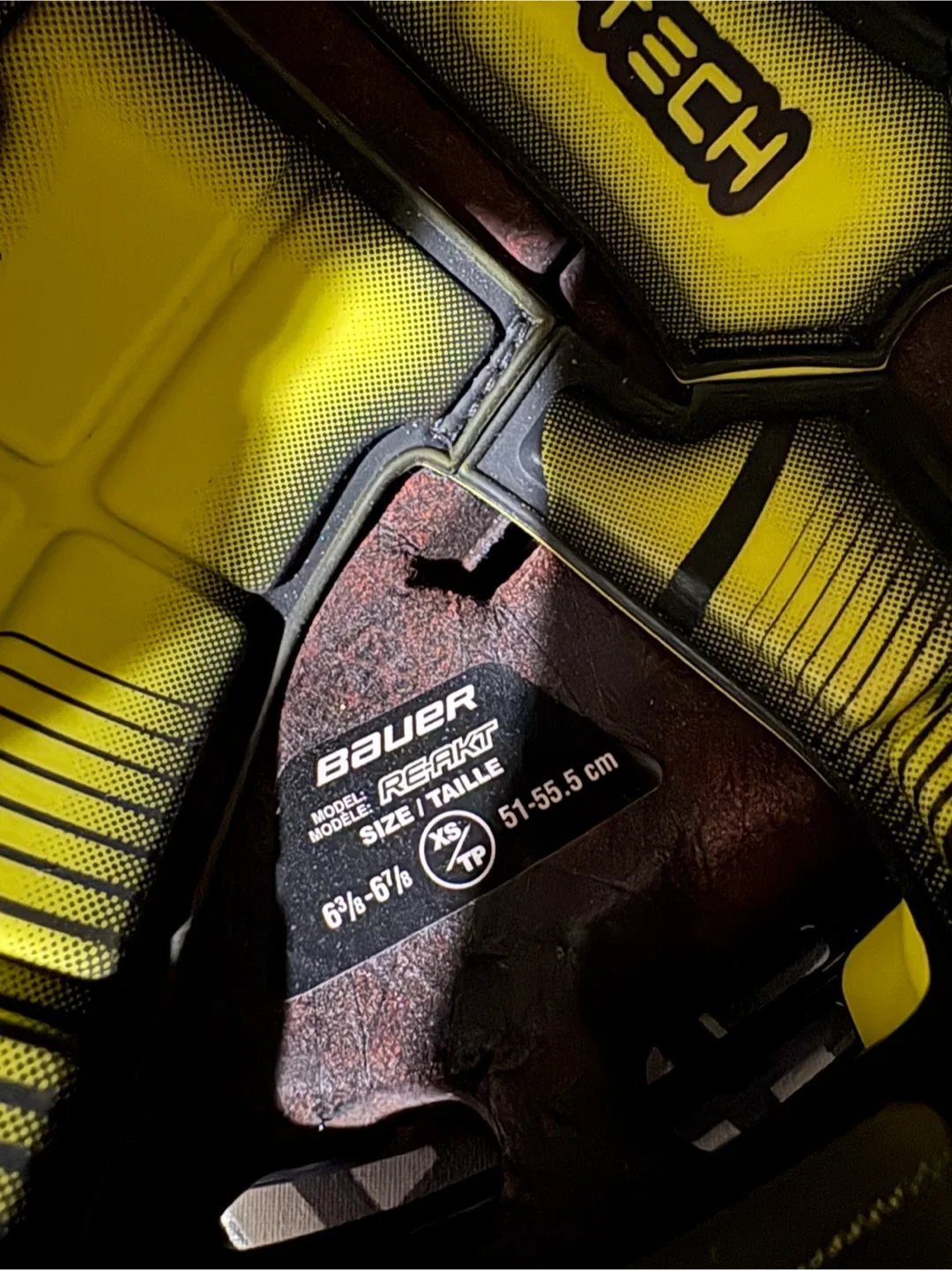 Kids Bauer Reakt Hockey Helmet - Size XS image indicator(2)