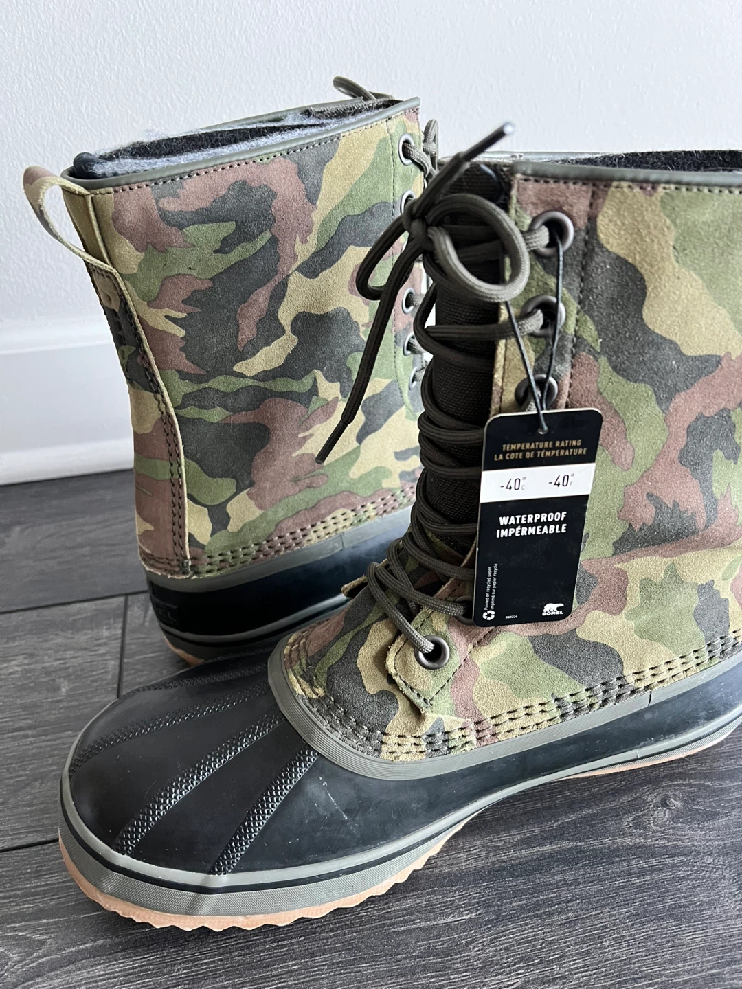 NEW SOREL premium camo men's