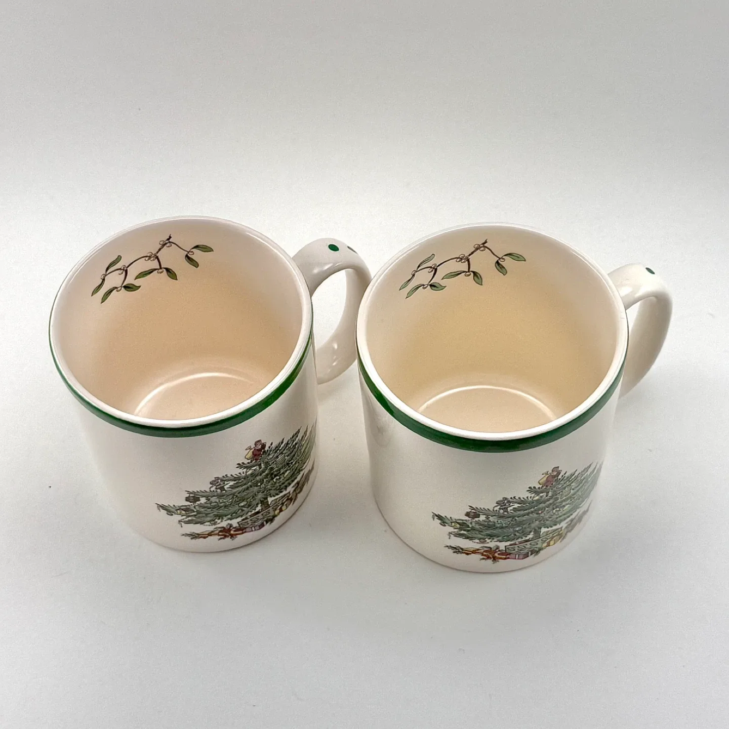 Spode Christmas Tree mugs (sold as pair only) image indicator(2)
