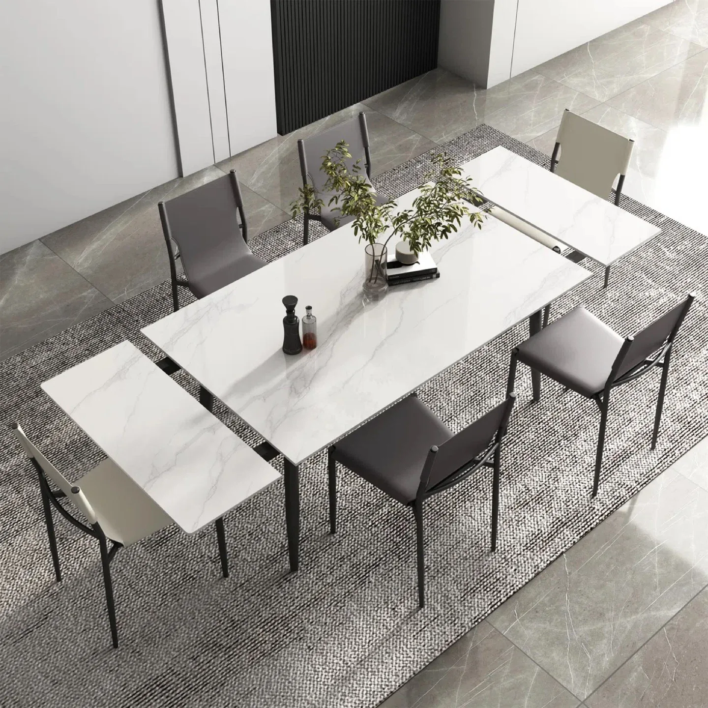 New marble Dining Table with