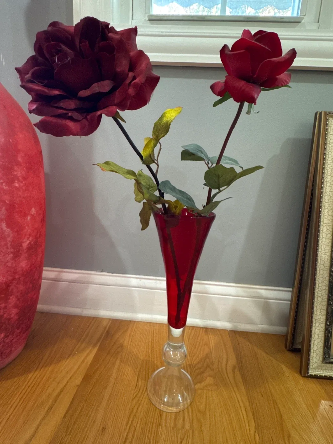 Red Rose Arrangement with Vase thumbnail