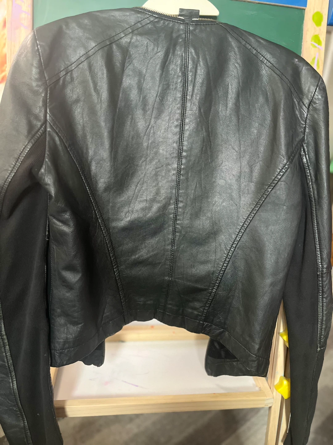 Zara Woman Black Leather Jacket - photo 3