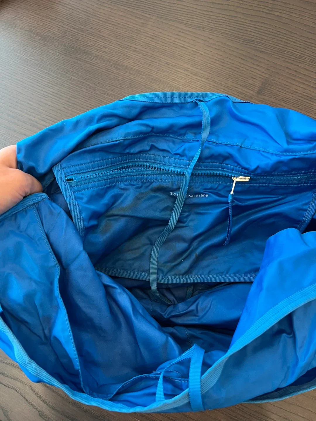 Lululemon Blue Yoga Bag image indicator(2)