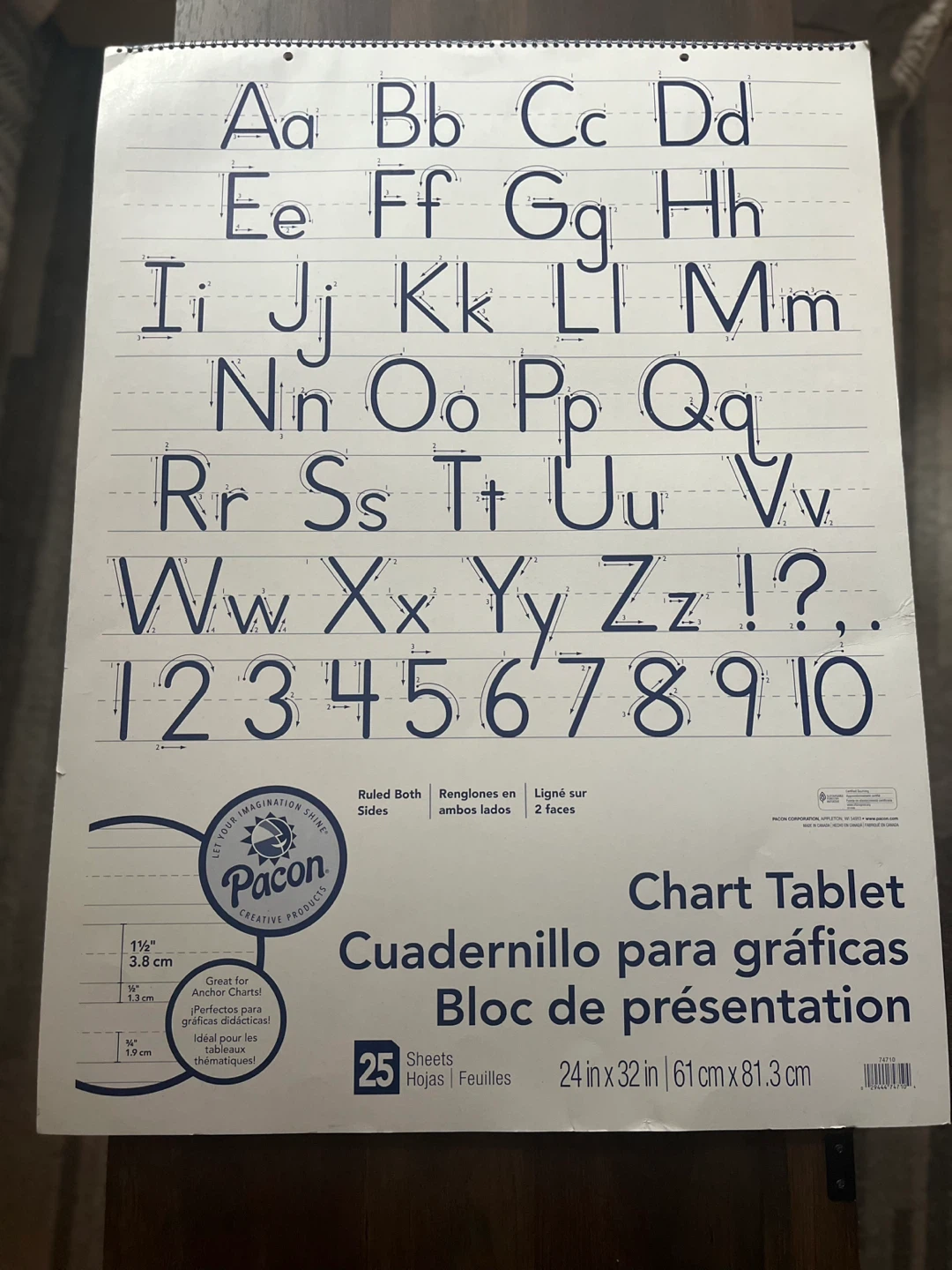 Pacon Chart Tablet - 24 x 32 in