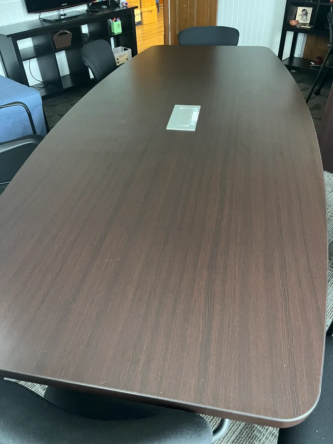 Large Brown Conference Table image indicator(3)
