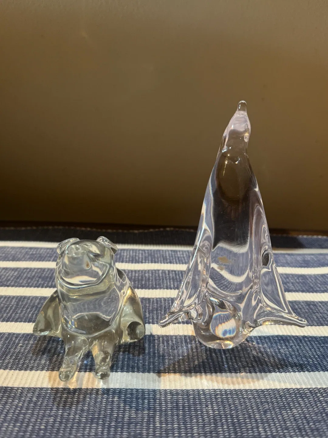 Decorative glass figurines/ paperweights( $25 each ) image indicator(2)