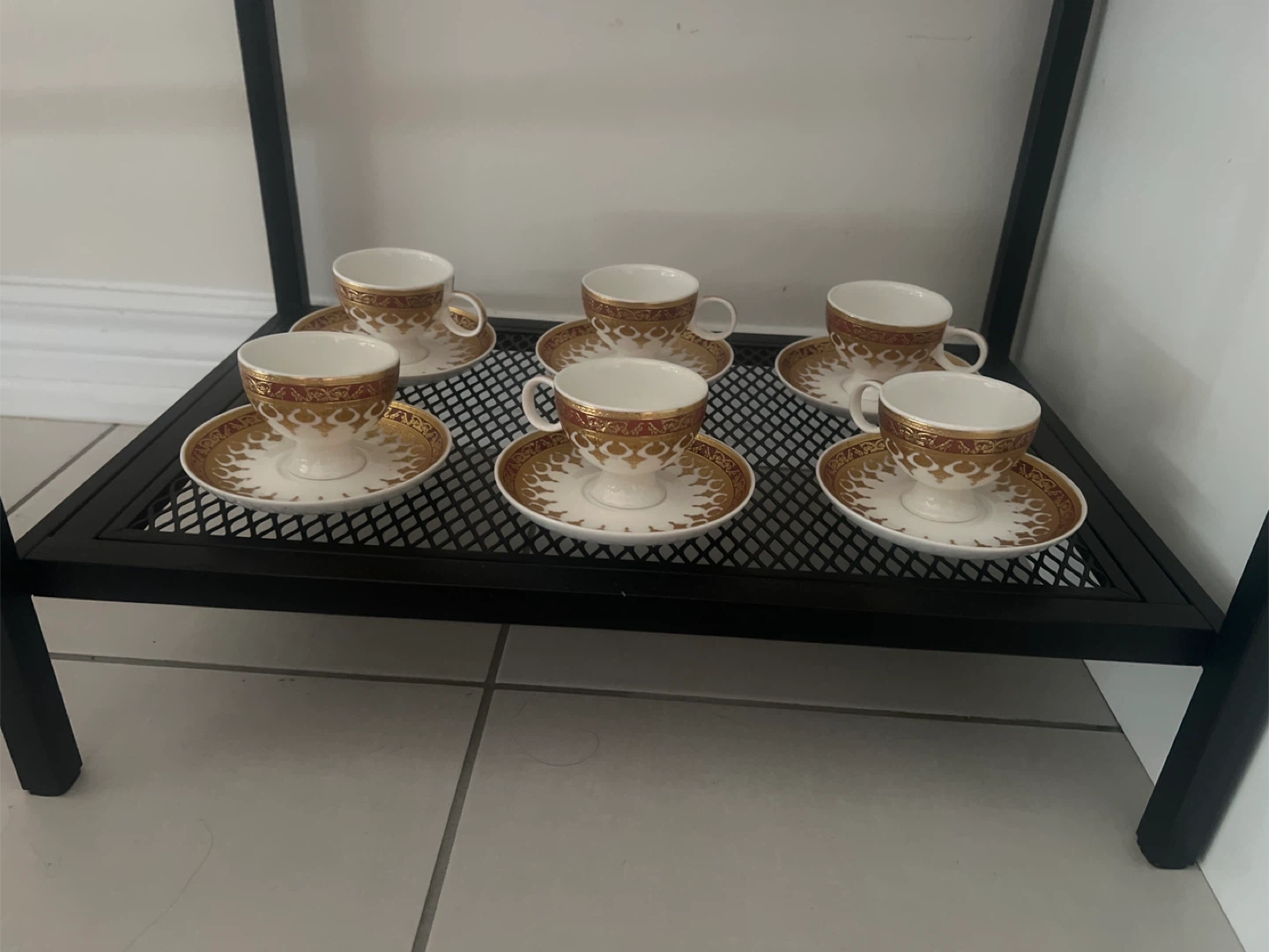 Vintage Tea Cup and Saucer Set - 6 Pieces - photo 2
