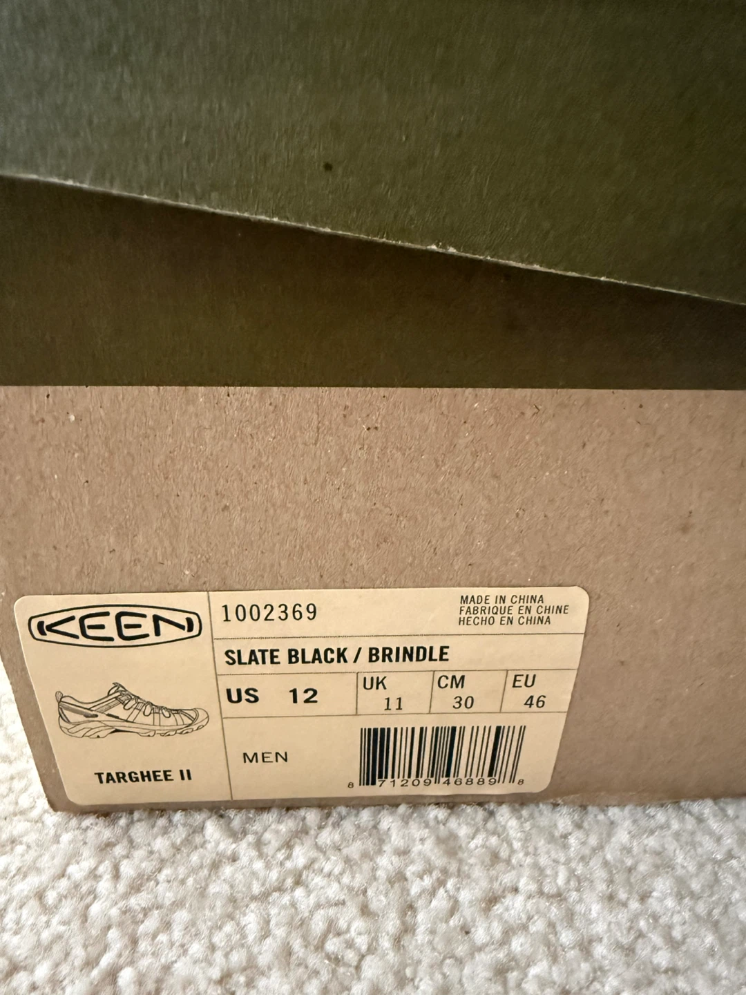 KEEN Targhee II Men's Hiking Shoes - US 12