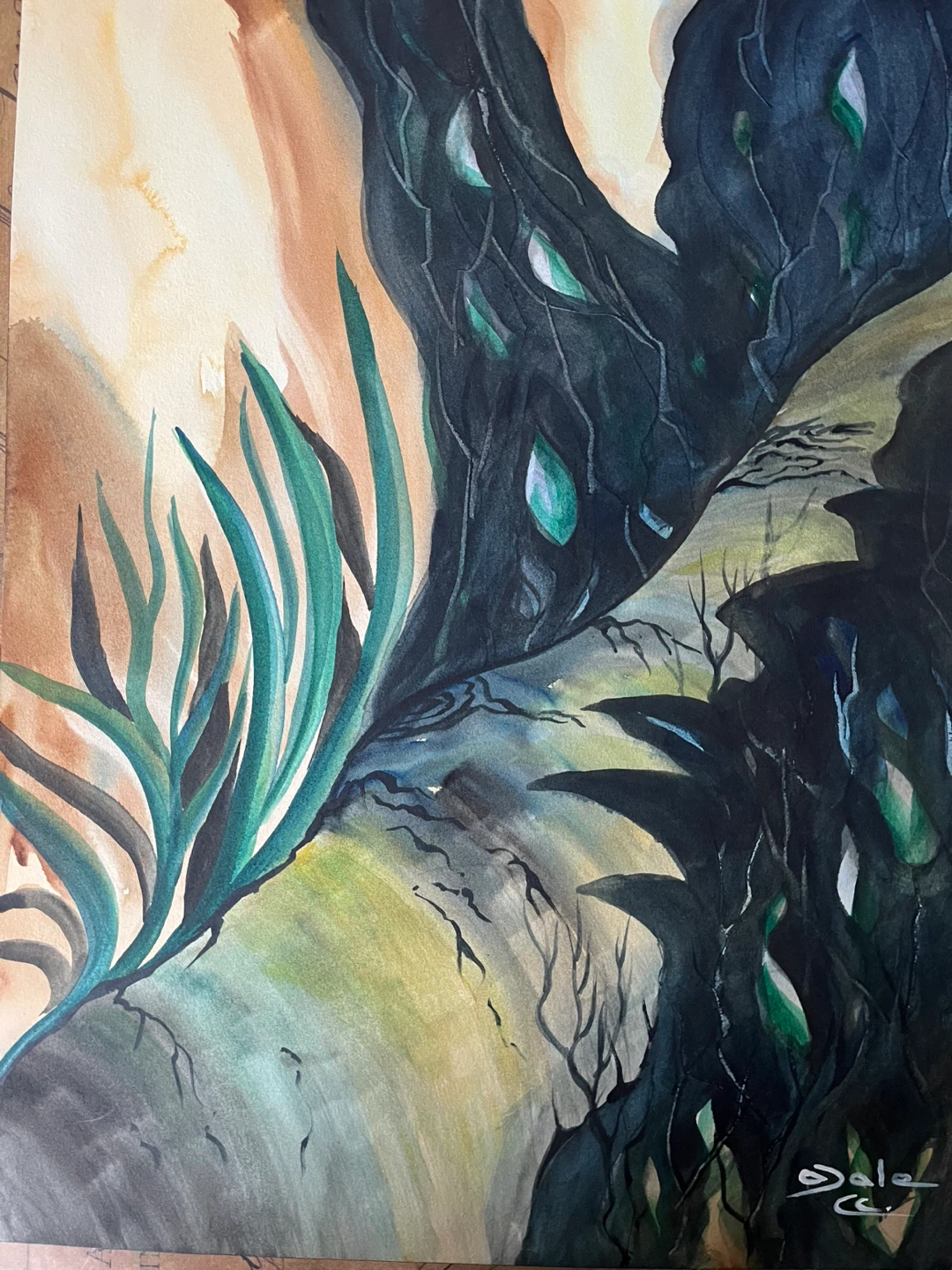 Art- Original Art- Watercolour Painting by A. Dale