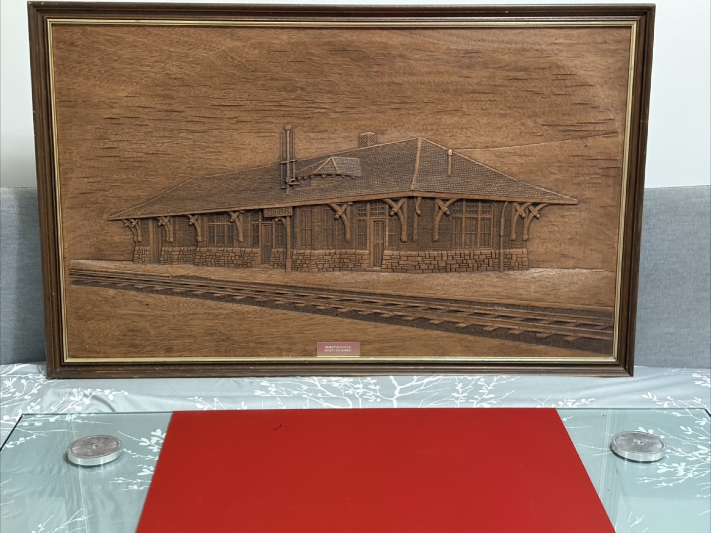5 Abstract Paintings and 1 Wooden 3D Artwork. Take all for $20 - photo 3