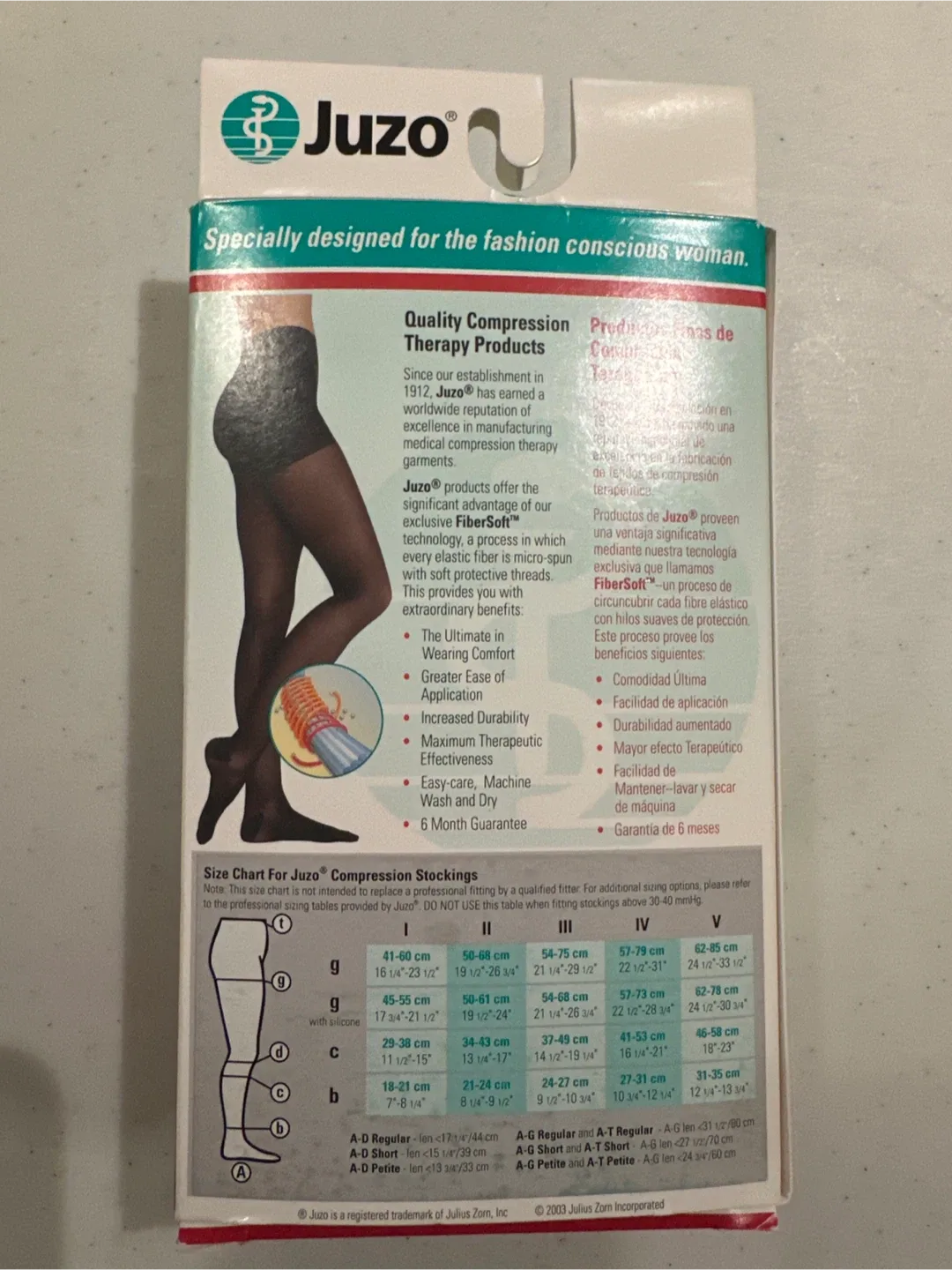 Juzo Attractive Compression Stockings, Size II, Noblesse image indicator(4)