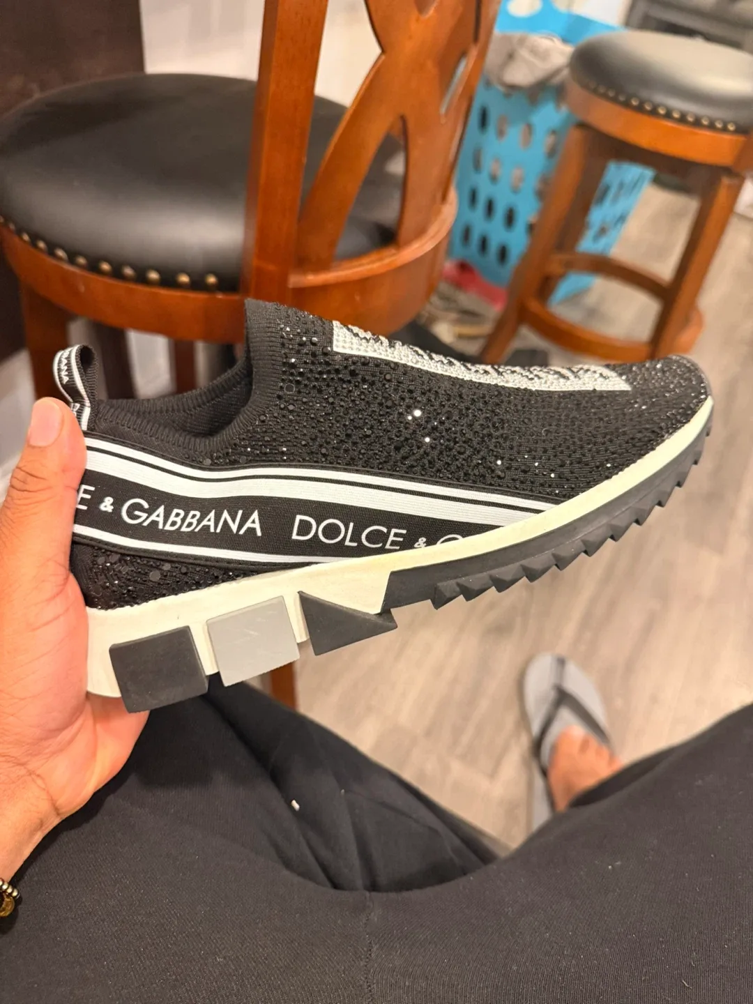 Dolce & Gabbana Black Sneakers, US Size 8 image indicator(5)