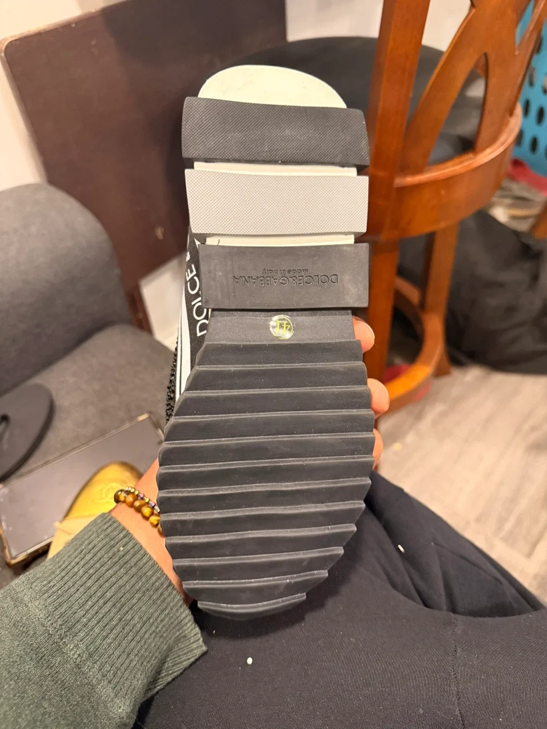 Dolce & Gabbana Black Sneakers, US Size 8 image indicator(3)