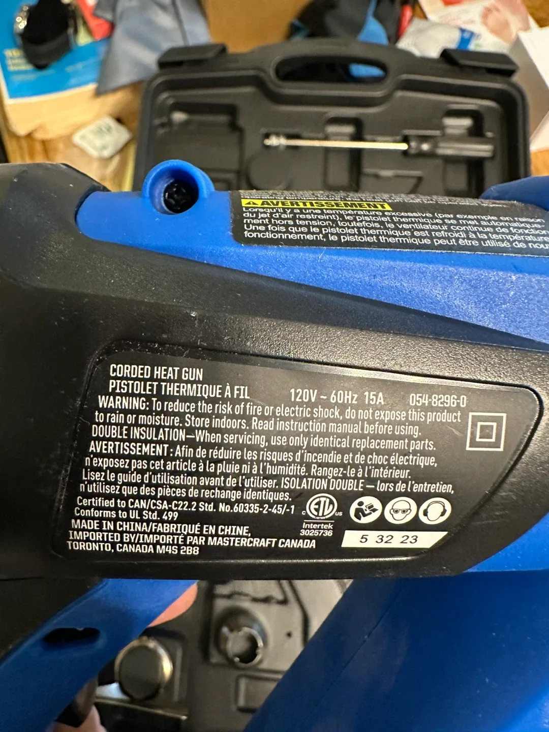 Mastercraft Corded Heat Gun Kit image indicator(2)